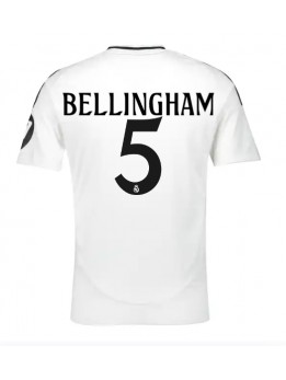 Billige Real Madrid Jude Bellingham #5 Hjemmedrakt 2024-25 Kortermet